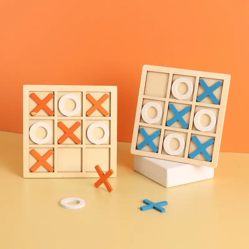 10* Inches Wooden Tic Tac Toe Game Board