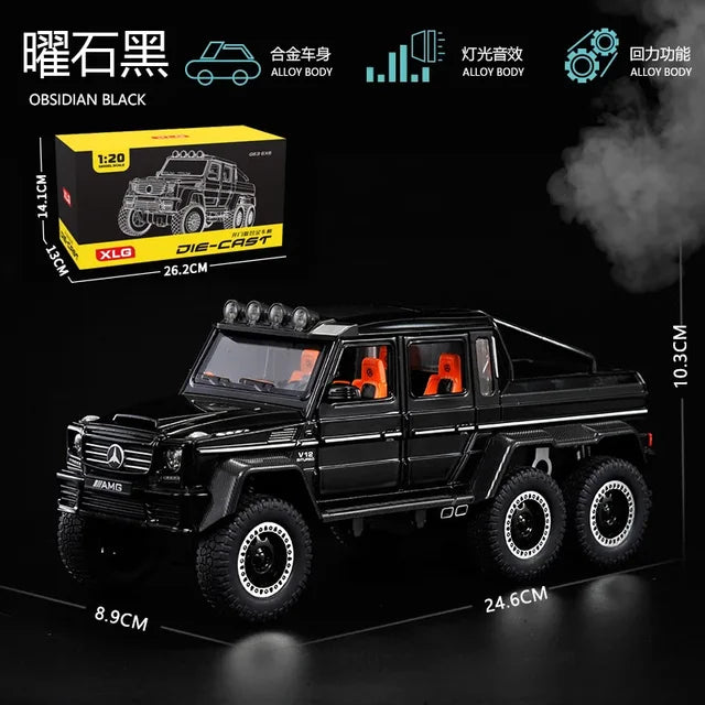 1:20 Diecast Mercedes Benz Off-Road 6x6 AMG