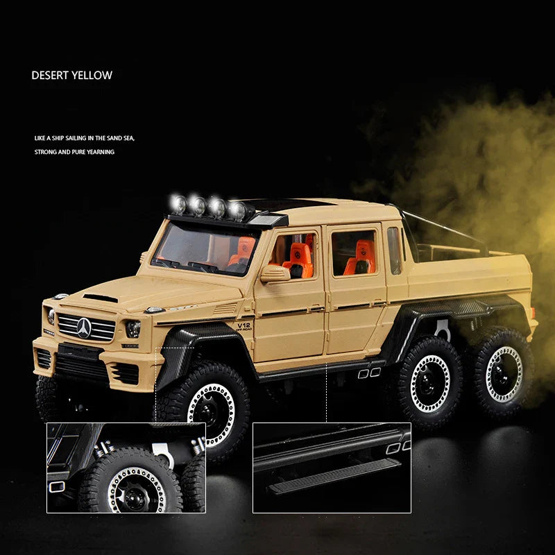 1:20 Diecast Mercedes Benz Off-Road 6x6 AMG