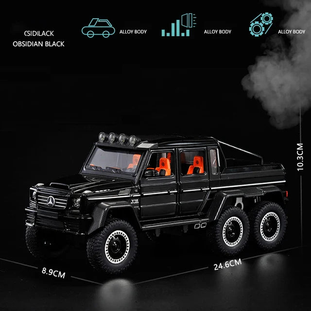 1:20 Diecast Mercedes Benz Off-Road 6x6 AMG