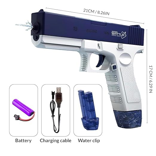 Electric Rechargeable Continuous Emission Water Gun