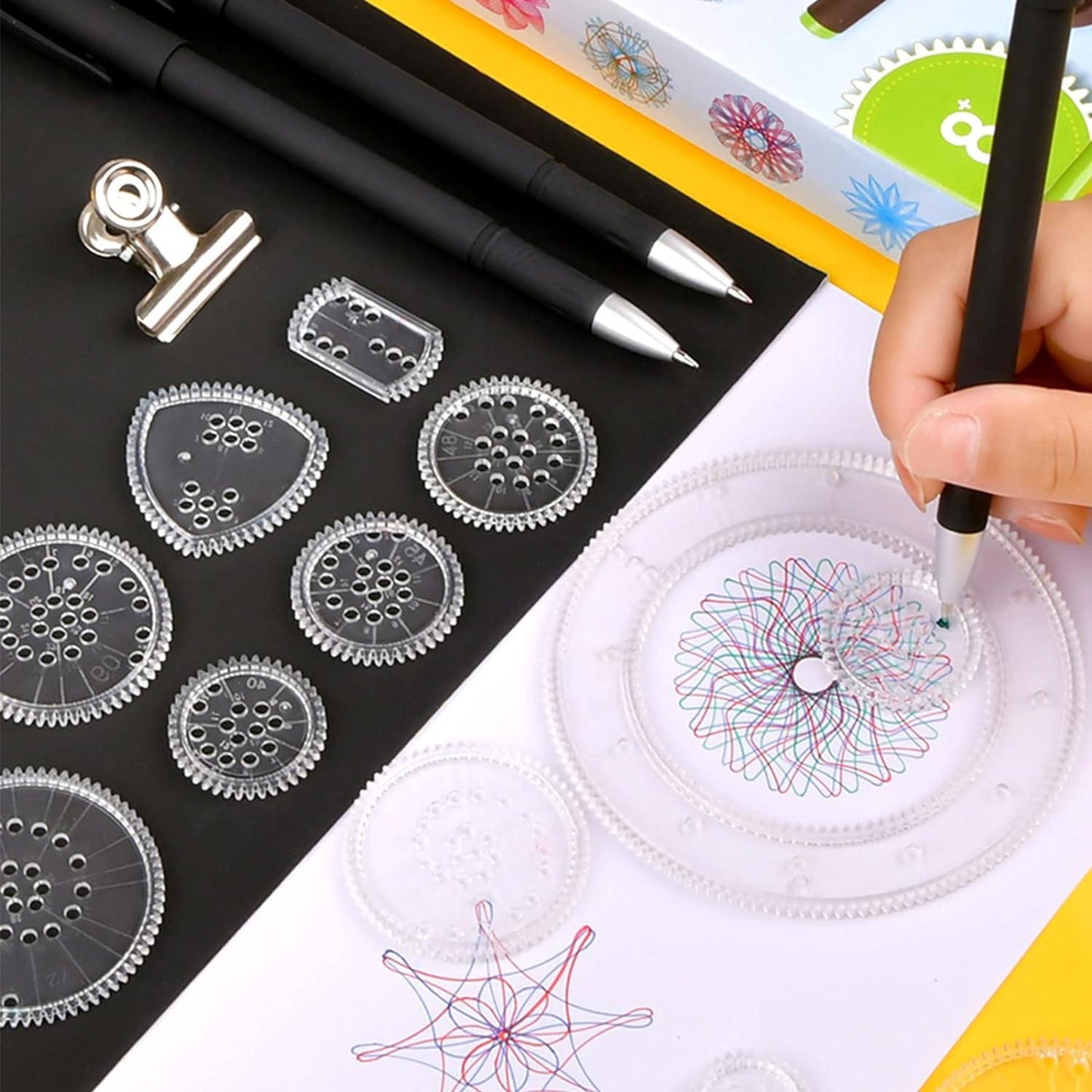 Multi-Functional Spirograph Geometric Ruler for Students