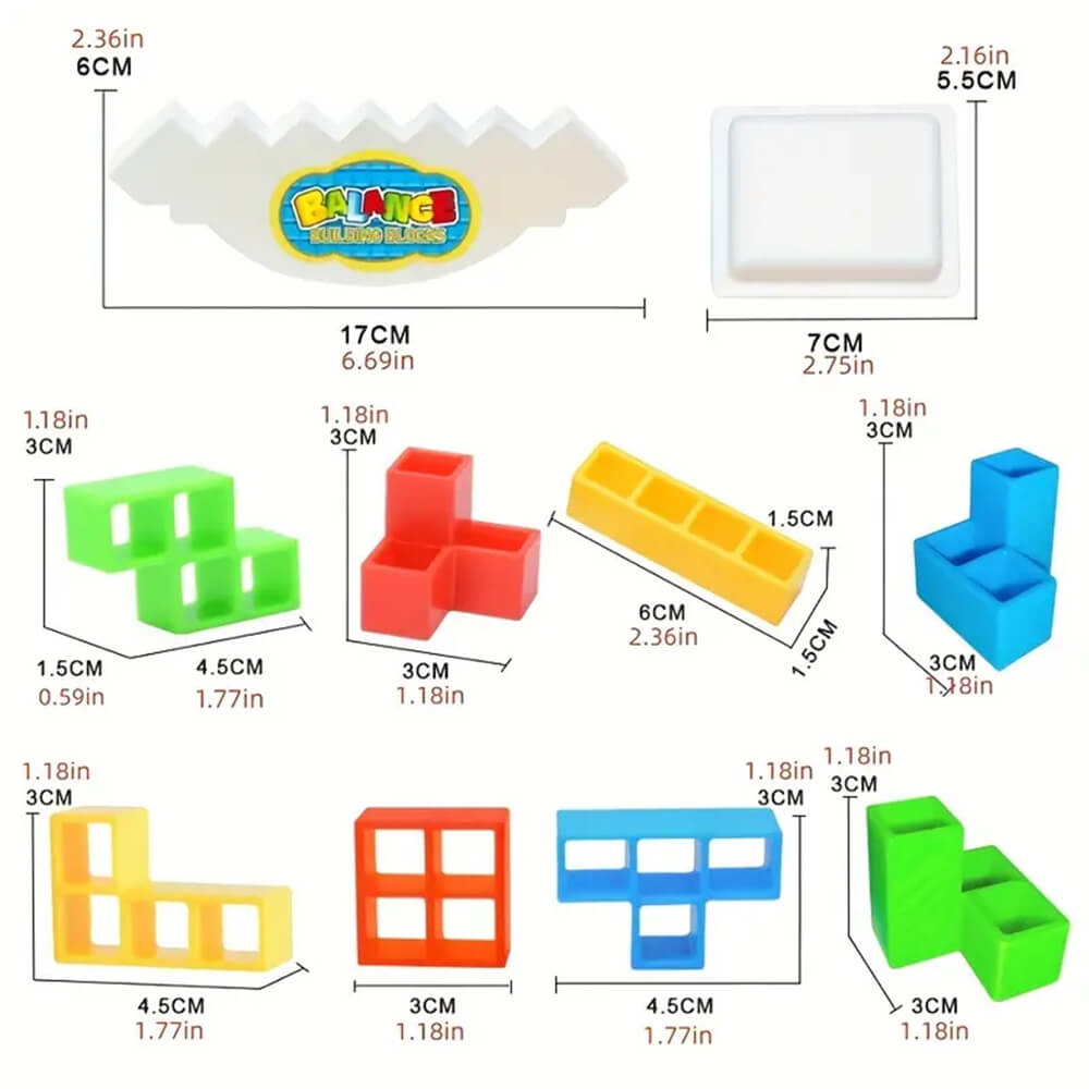 TETRA TOWER BALANCE BUILDING BLOCKS