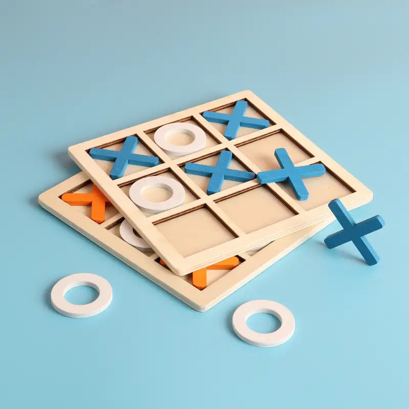 10* Inches Wooden Tic Tac Toe Game Board