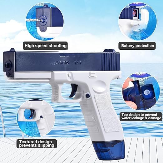 Electric Rechargeable Continuous Emission Water Gun