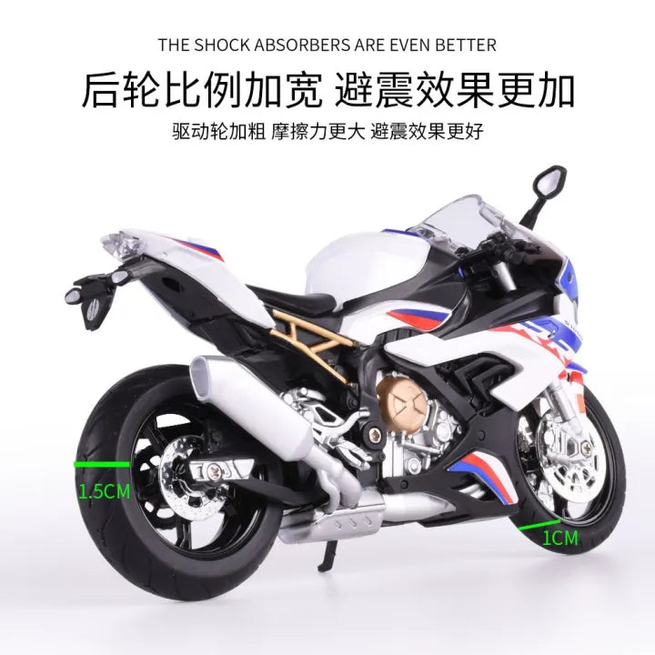 Diecast Metal BMW S1000 RR Model Bike