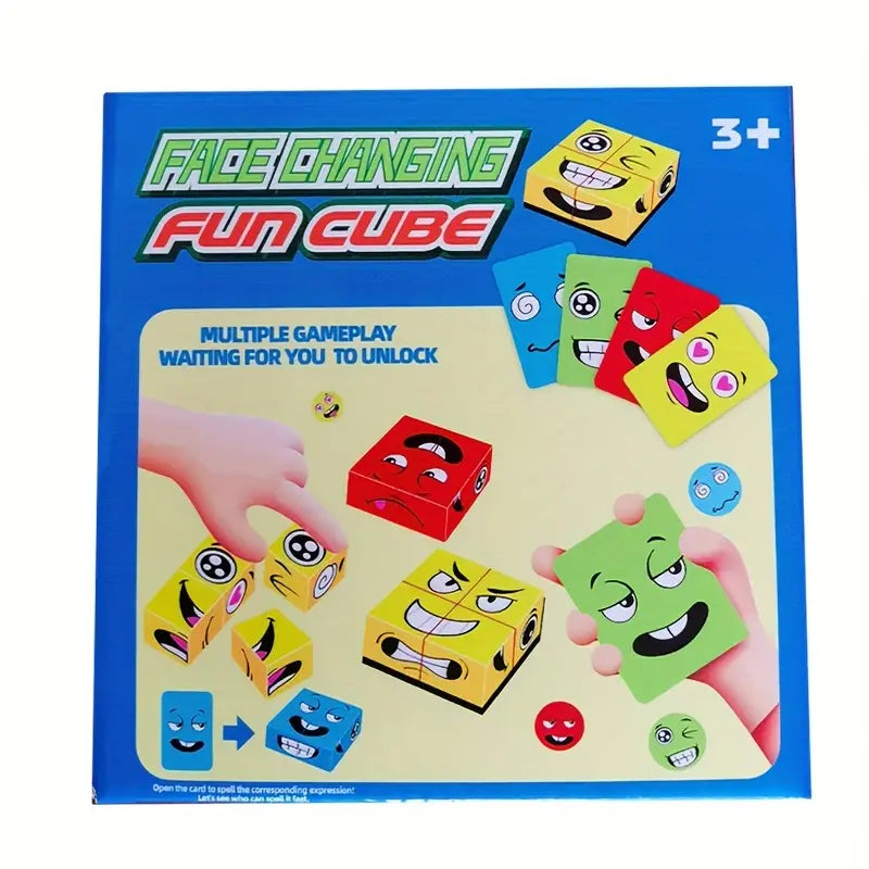 Face Expression Magic Cube Puzzle Game