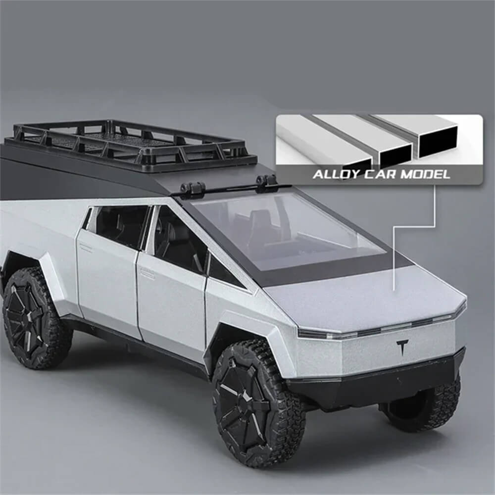 1:24 TESLA CYBERTRUCK PICKUP ALLOY DIECAST MODEL