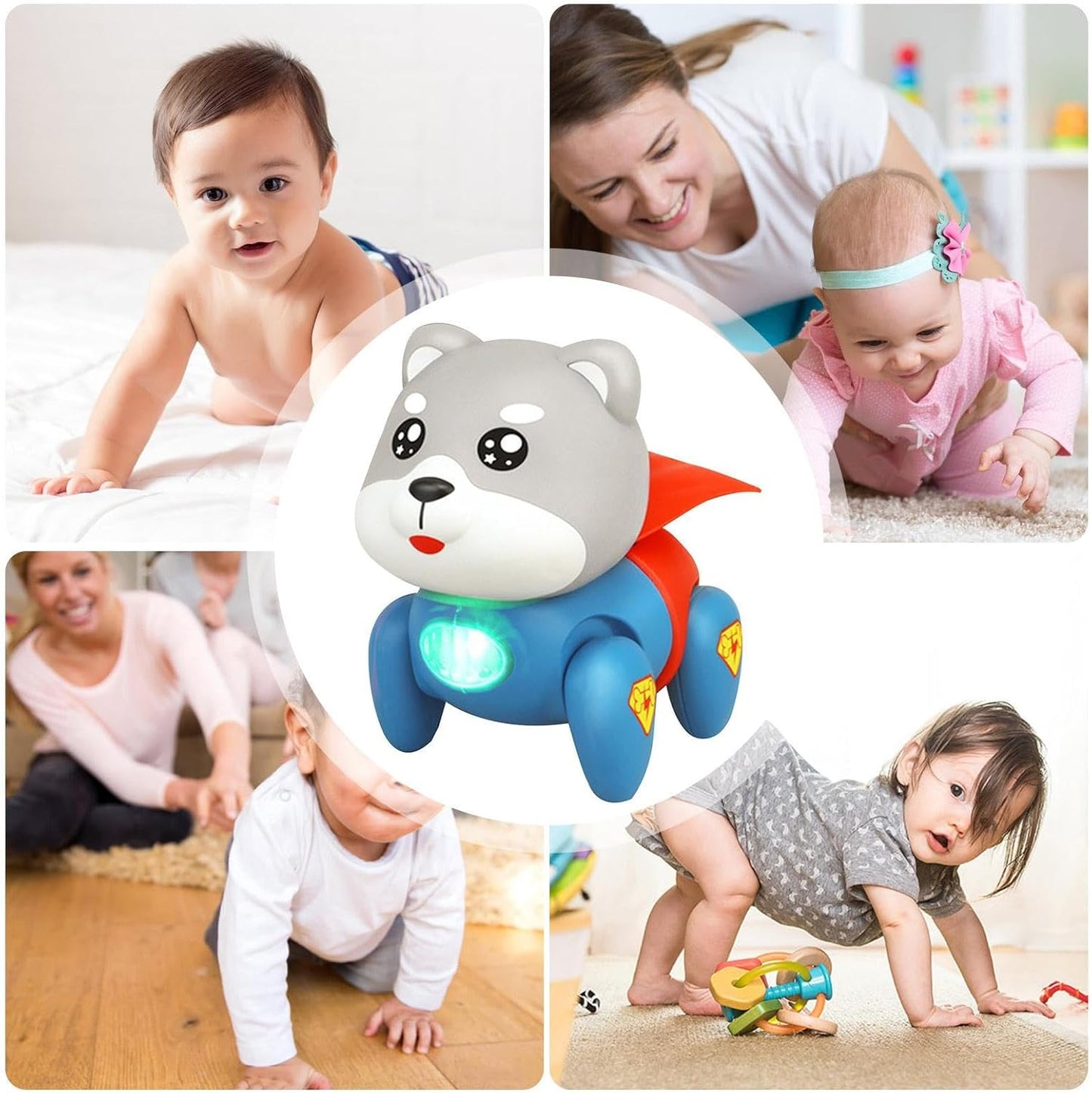 Pet Interactive And Crawling Light And Sound