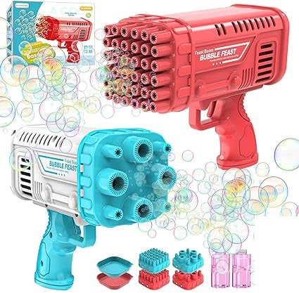 Electric Bazooka Boom Feast Bubble Gun