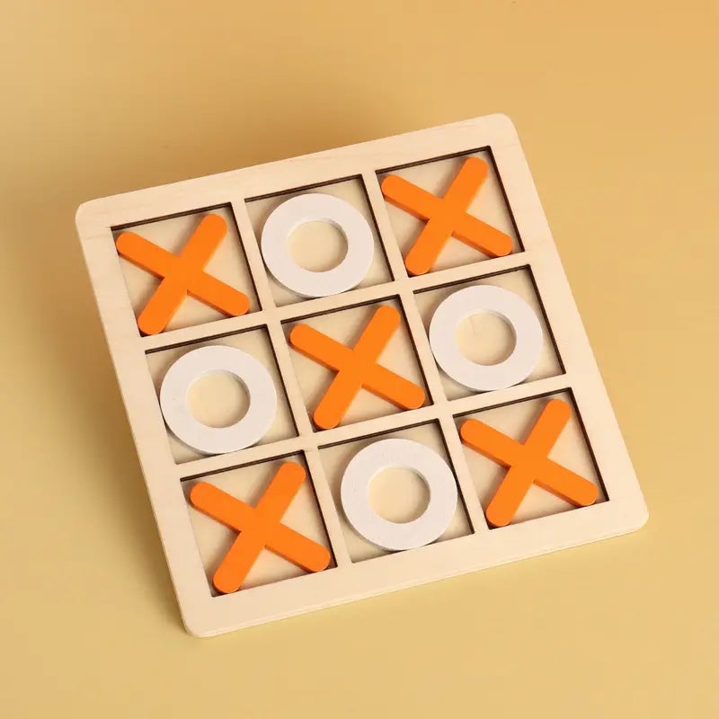 10* Inches Wooden Tic Tac Toe Game Board