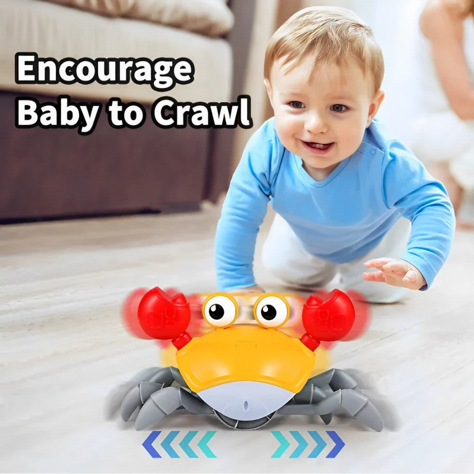 Interactive Musical &  Sensor Crawling Crab Toy