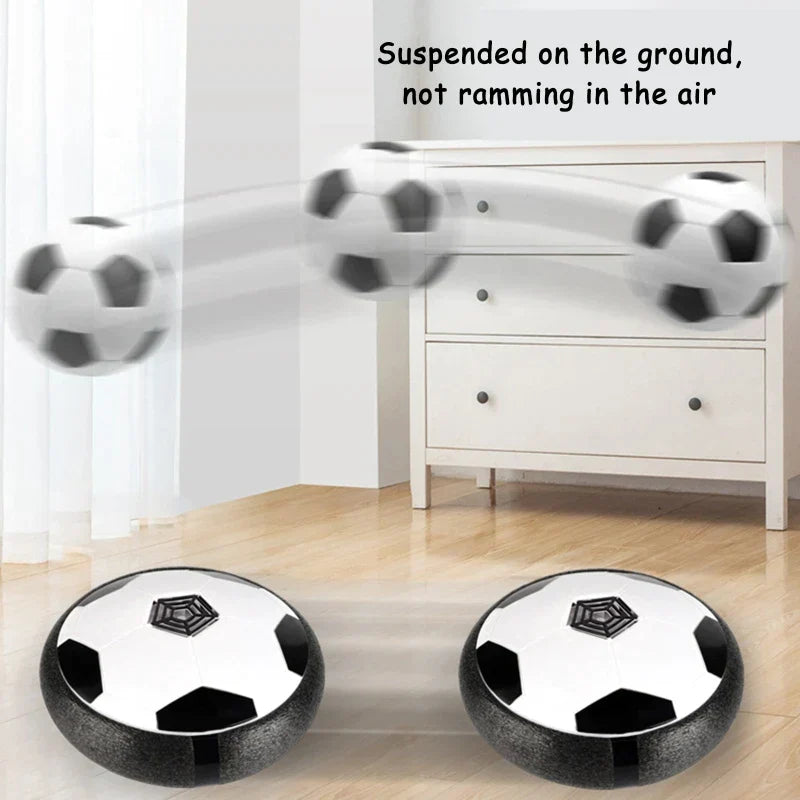 Children Hover Soccer Ball With 2 Goals