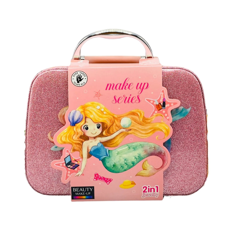 2 In 1 Portable Makeup Beauty Box For Girls