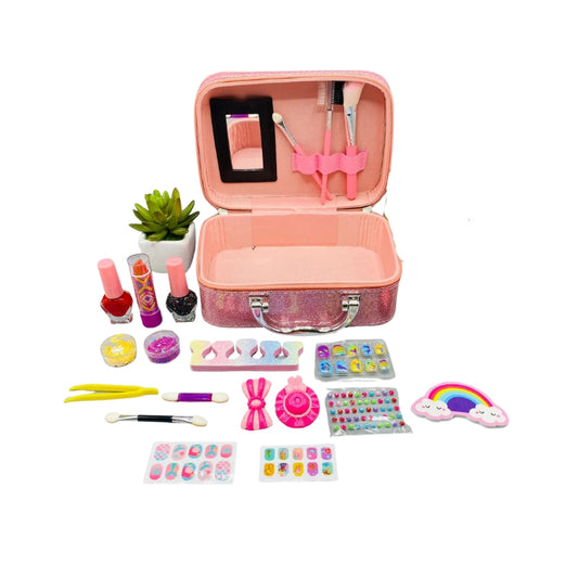 2 In 1 Portable Makeup Beauty Box For Girls