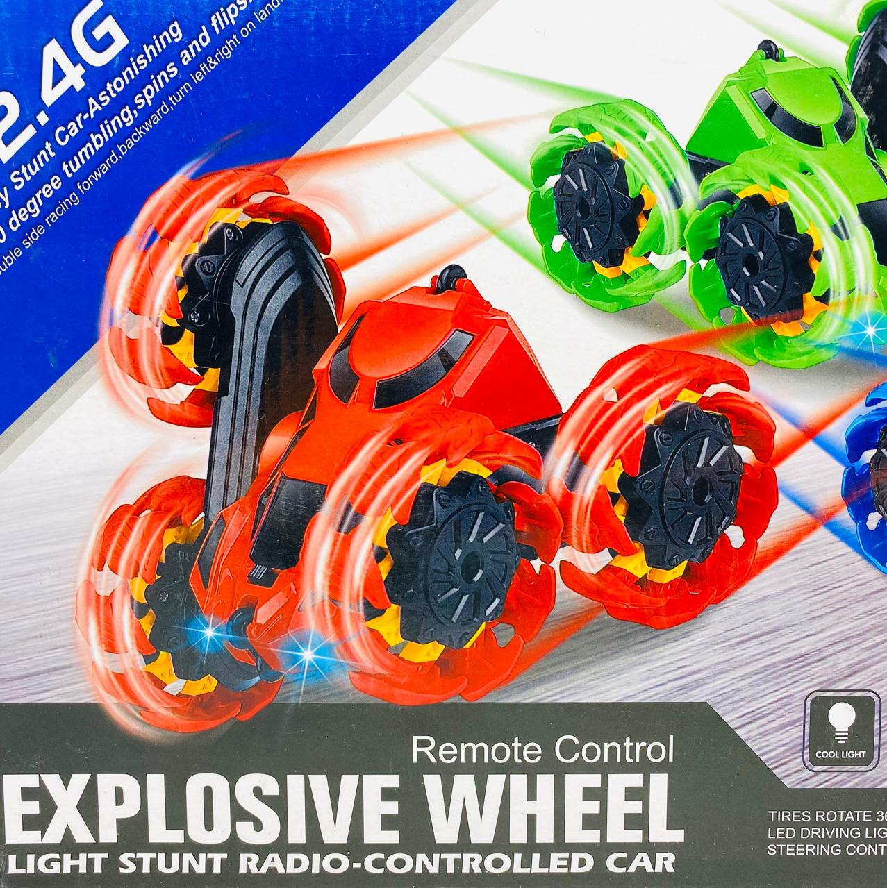 2.4G RC 4 Wheel Stunt Car With Light