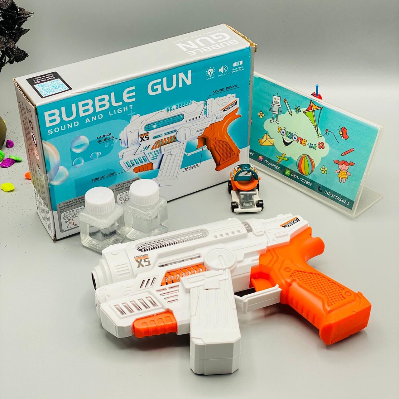 Bubble Gun With Light And Sound