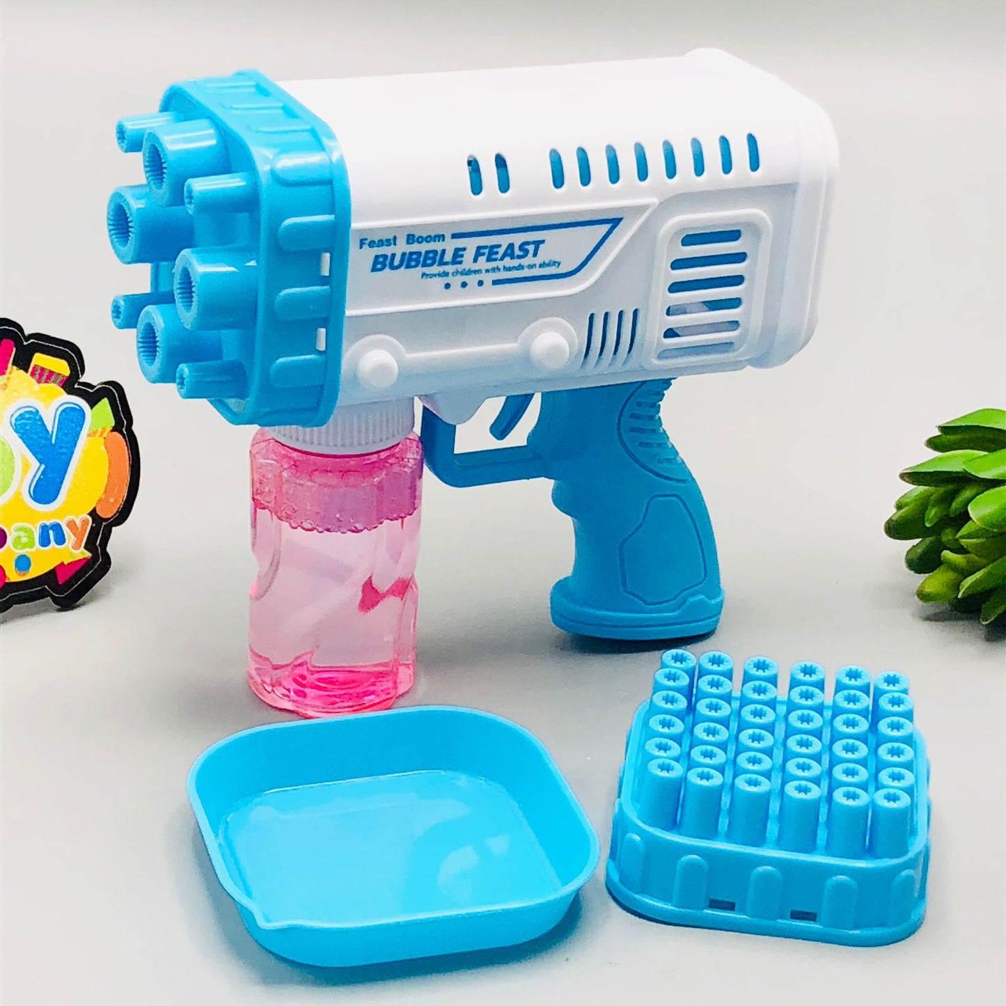 Electric Bazooka Boom Feast Bubble Gun