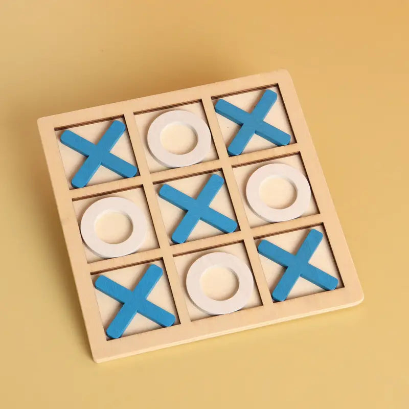 10* Inches Wooden Tic Tac Toe Game Board