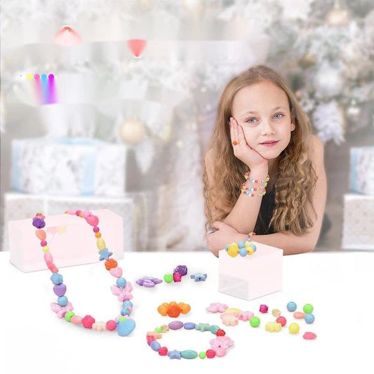 Girls DIY Handmade Jewelry Making Beads Set