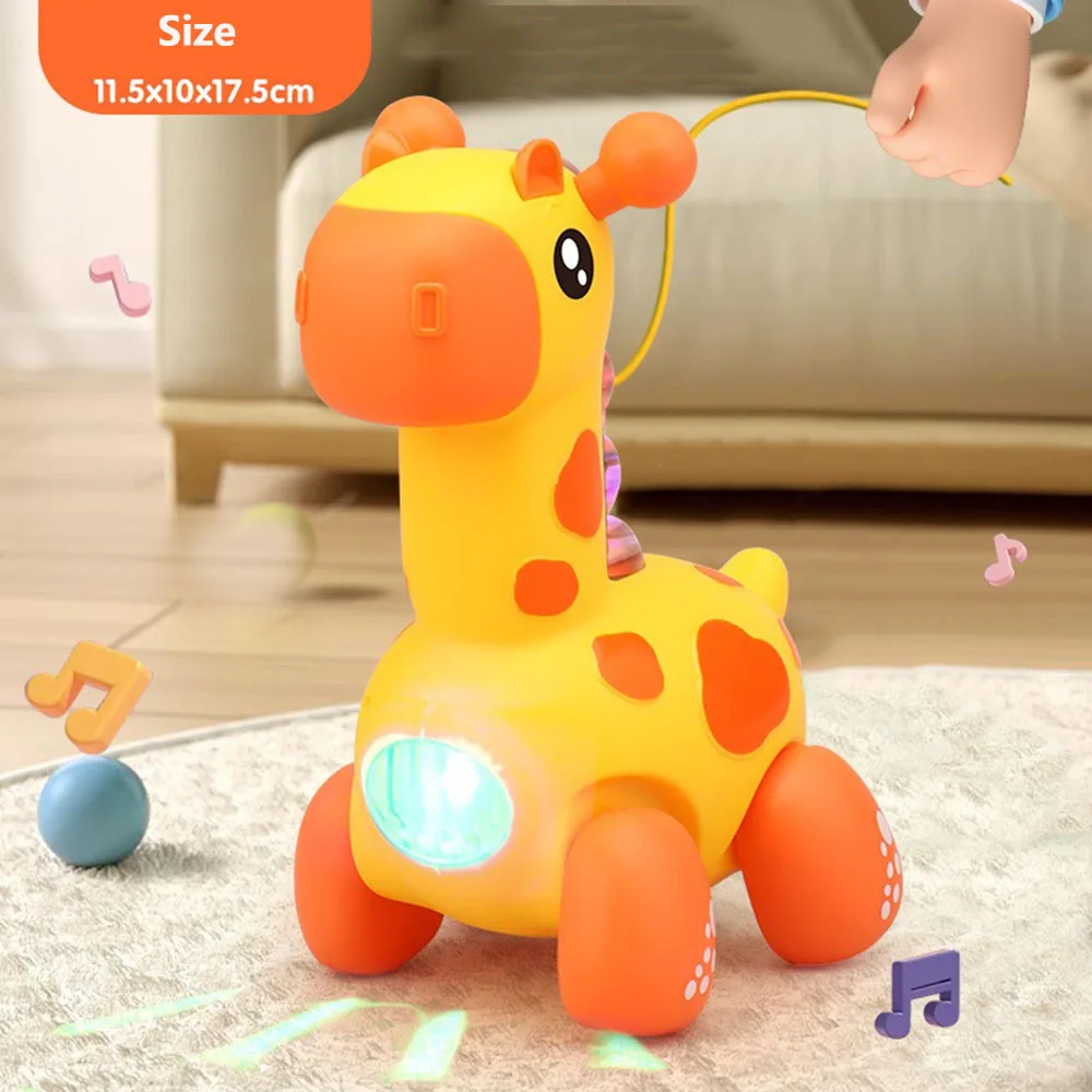 Giraffe Crawling Toys Light with Music