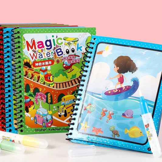 Water Magic Drawing Coloring Book