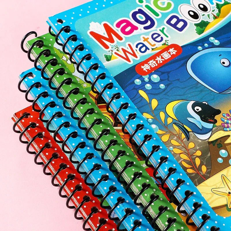 Water Magic Drawing Coloring Book